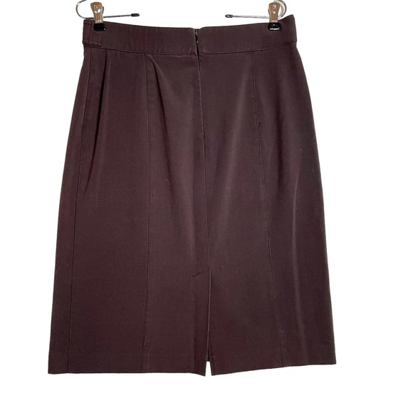 Counterparts Knee-Length Career Midi Pencil Skirt Brown Size 10 - Picture 2 of 4